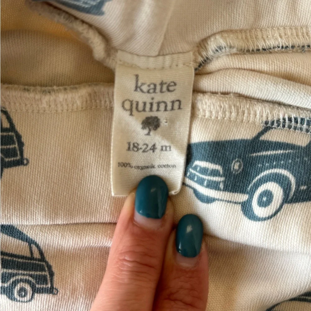 Kate Quinn Organic Cotton Baby Bloomer Shorts – 18–24 Months – Vintage Car Print
